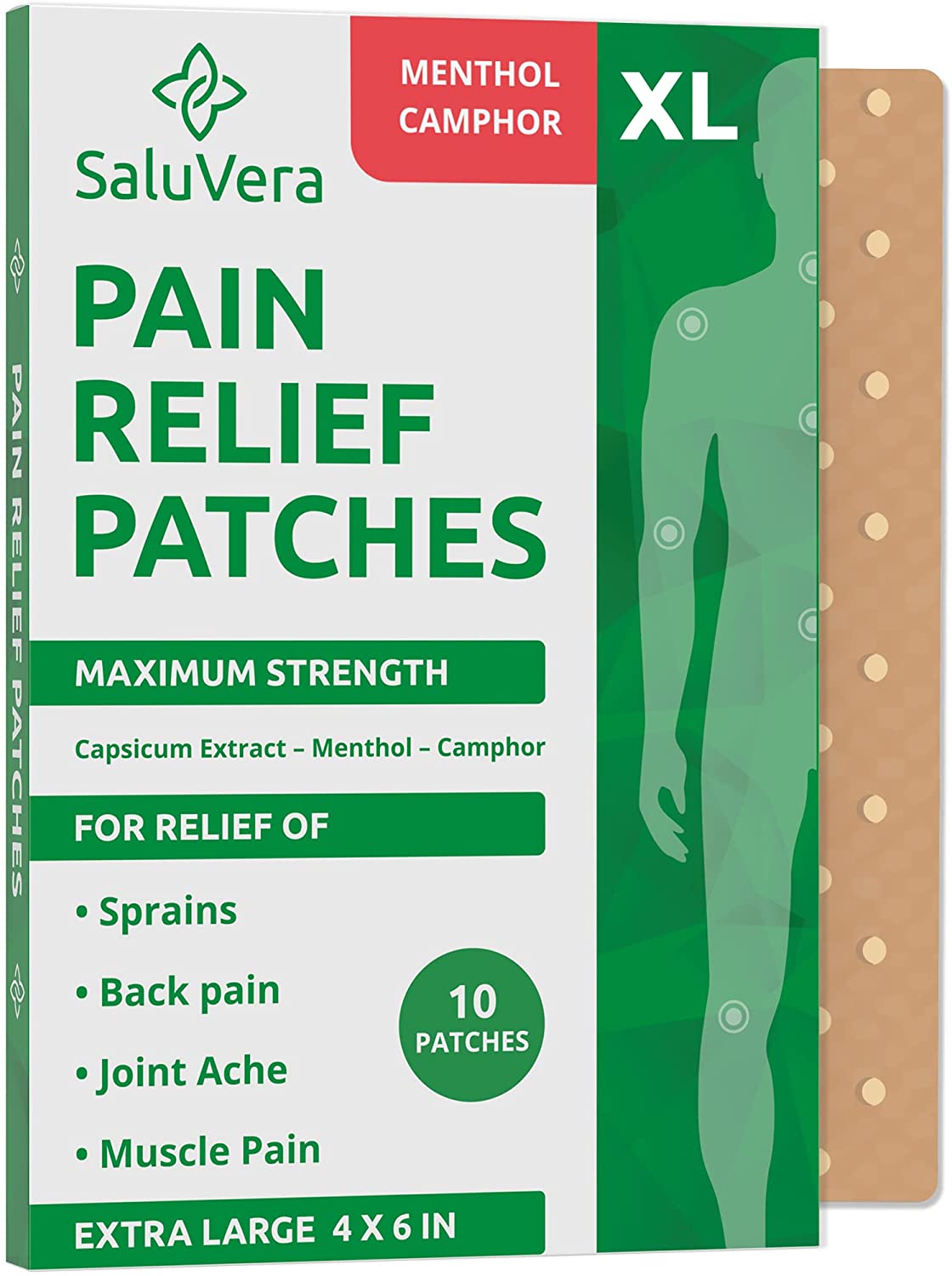 Mentholatum WellPatch Backache Extra Large Ultra Strength Pain Relief Patch  